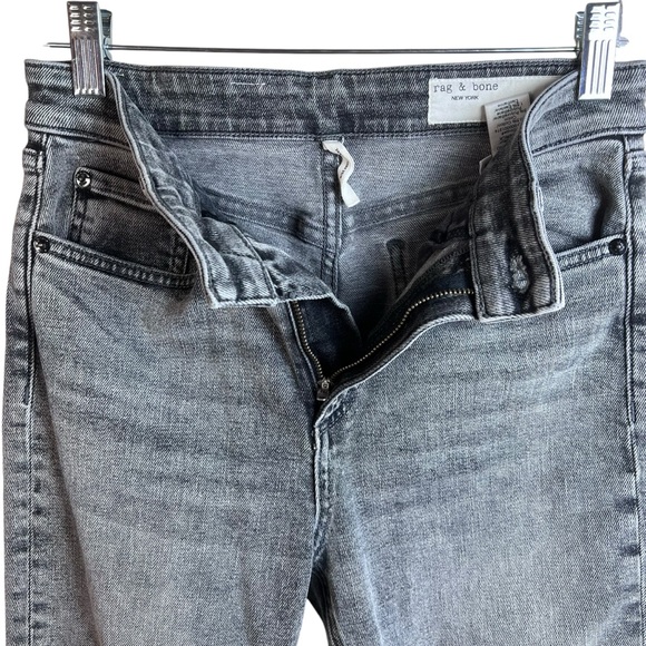 Rag & Bone Nina High-Rise Ankle Flare Jean Broderick Wash Size 26 - Picture 10 of 16